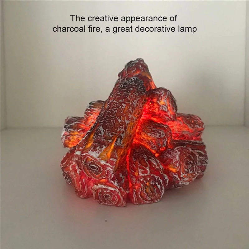 Simulation Fireplace Charcoal Flame Lantern Lamps Simulated Fireplace Fashion LED Lamps Effect Light Living Room Christmas Decor
Simulation Fireplace Charcoal Flame Lantern Lamps Simulated Fireplace Fashion LED Lamps Effect Light Living Room Christmas Decor