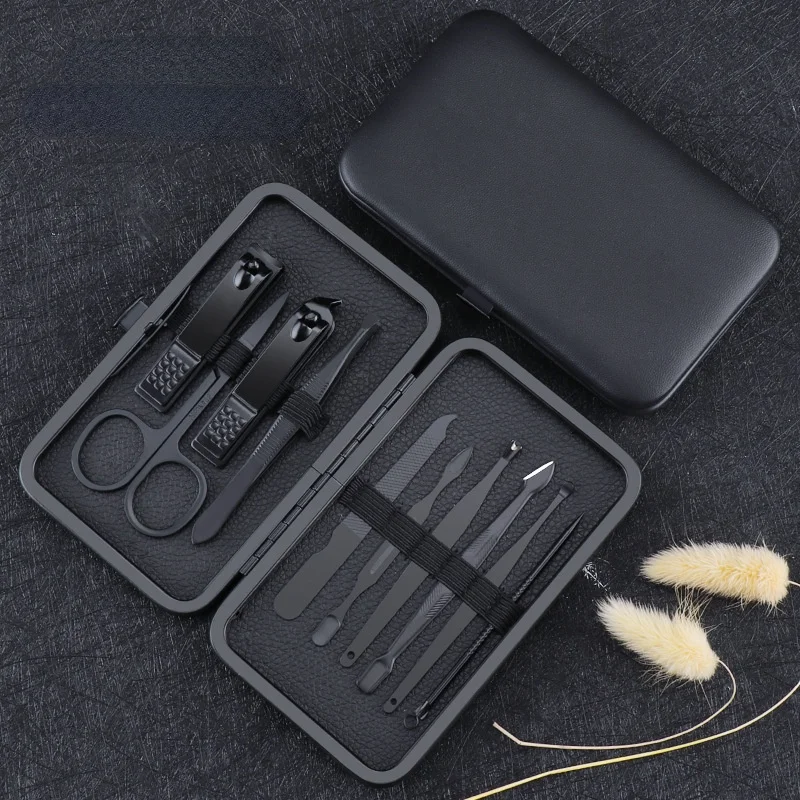 New Youpin 7/10/12/16/18PCS Manicure Pedicure Nail Clippers Set Classic Black Color Nail Scissors Grooming Kit Cutter Nail Tool
New Youpin 7/10/12/16/18PCS Manicure Pedicure Nail Clippers Set Classic Black Color Nail Scissors Grooming Kit Cutter Nail Tool