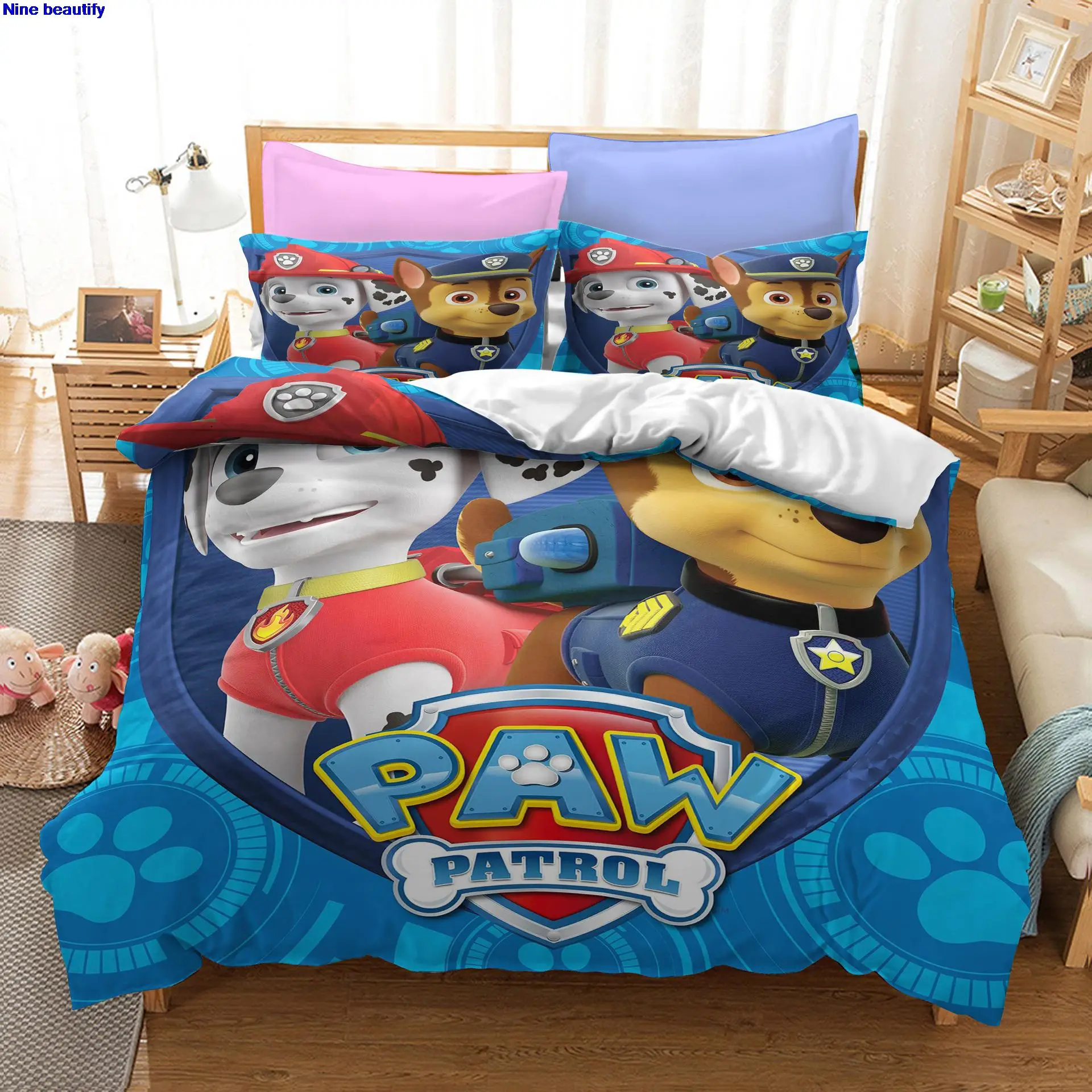2022 Paw Patrol Bedding Set Duvet Cover and Pillowcase Anime Cartoon Rescue Dog Full Size Bed Set Comforter Set for Bedding 
2022 Paw Patrol Bedding Set Duvet Cover and Pillowcase Anime Cartoon Rescue Dog Full Size Bed Set Comforter Set for Bedding