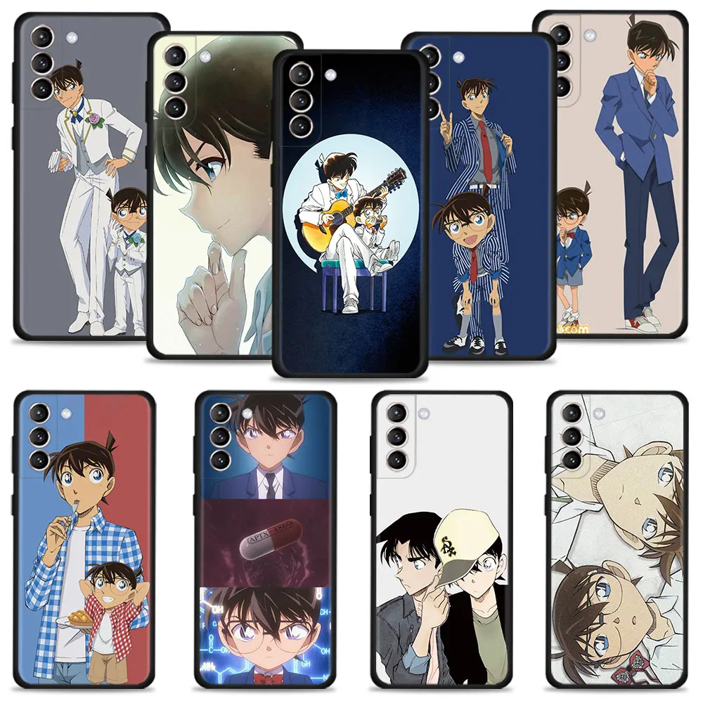 Чехол для телефона с аниме Kudo Shinichi и Conan Samsung S22 S21 S20 Ultra FE S10 S9 S8 Plus 4G |