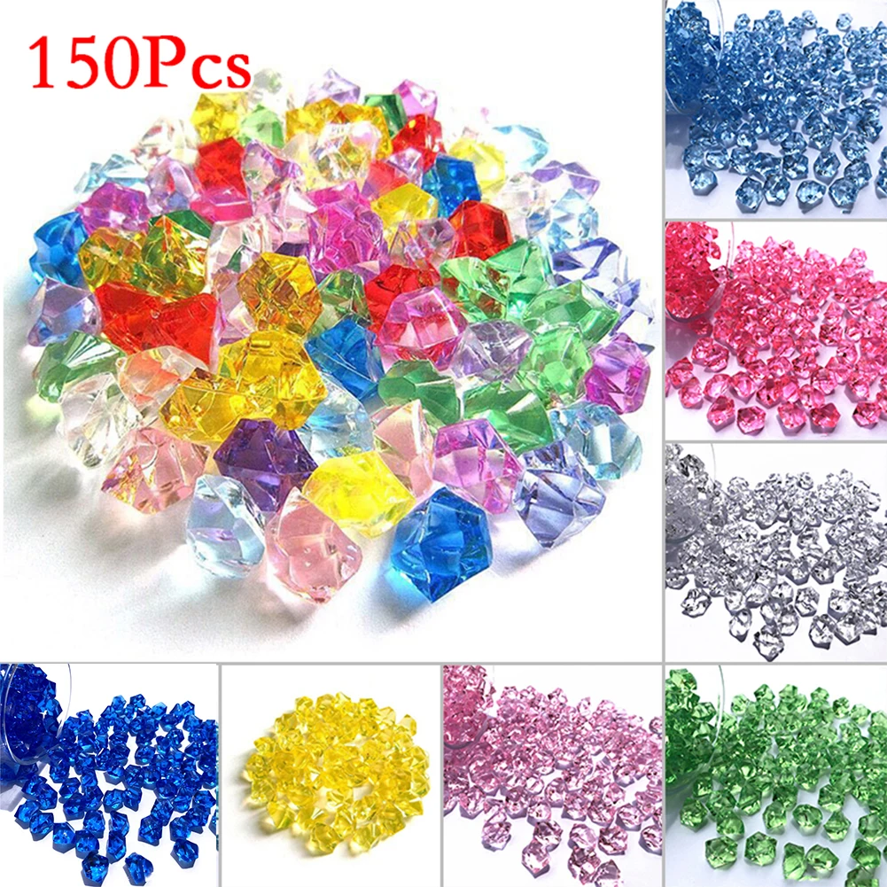 150pcs Acrylic Crystal Gem Stone Crushed Ice Rocks Aquarium Colorful Stone Fish Tank Vase Landscaping Decoration
150pcs Acrylic Crystal Gem Stone Crushed Ice Rocks Aquarium Colorful Stone Fish Tank Vase Landscaping Decoration