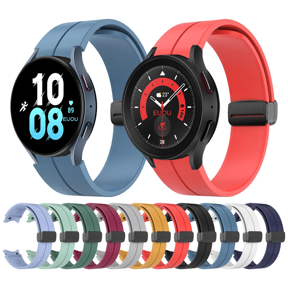 Magnetic D Buckle Band For Samsung Galaxy Watch 5 Pro 45mm Watchband Watch 4 44mm 40mm/Classic 46mm 42mm Silicone Strap Bracelet 
Magnetic D Buckle Band For Samsung Galaxy Watch 5 Pro 45mm Watchband Watch 4 44mm 40mm/Classic 46mm 42mm Silicone Strap Bracelet