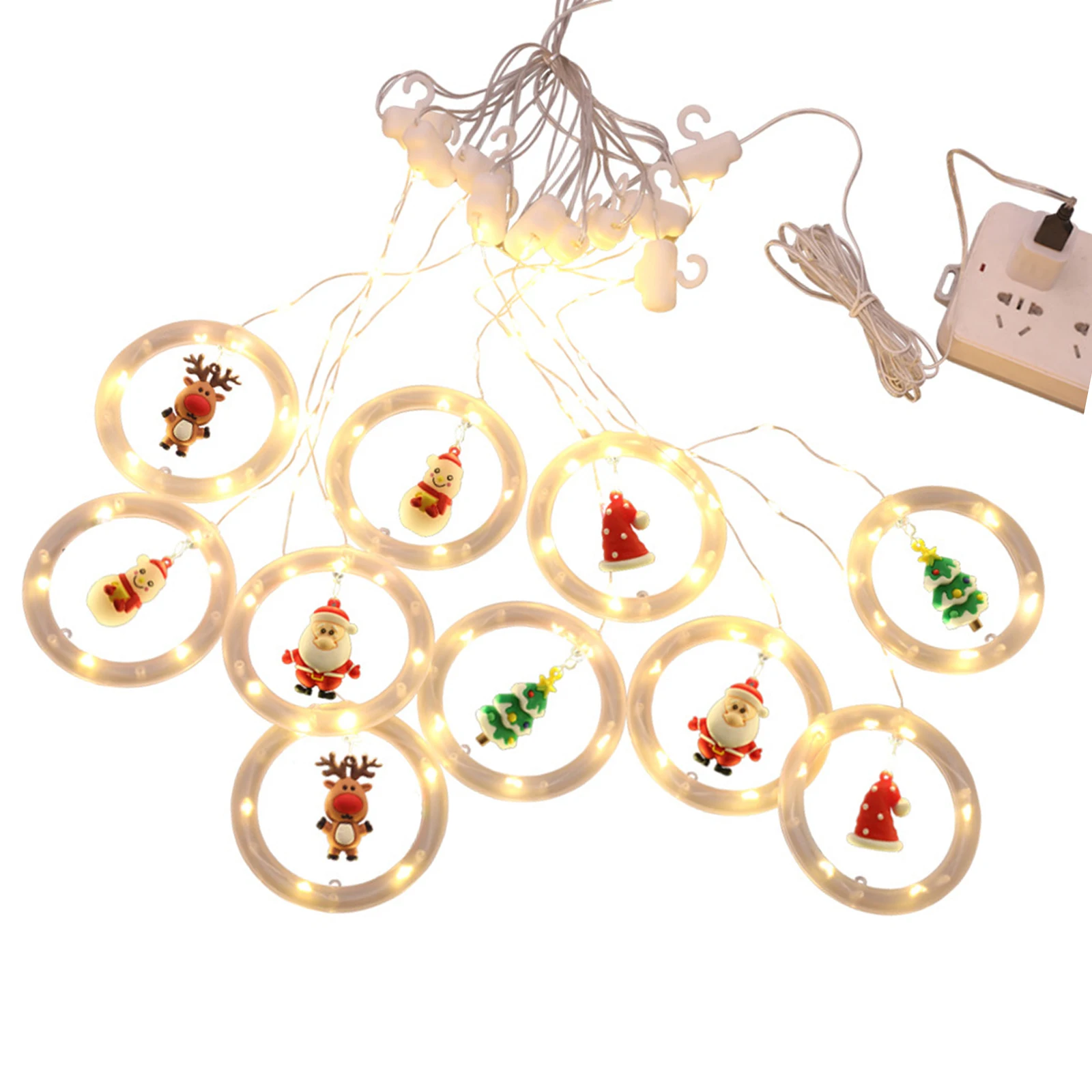 Christmas Theme Lights Circle Pendant Flashing Light Strip With Dolls For Window Wall Bedroom Balcony Porch
Christmas Theme Lights Circle Pendant Flashing Light Strip With Dolls For Window Wall Bedroom Balcony Porch