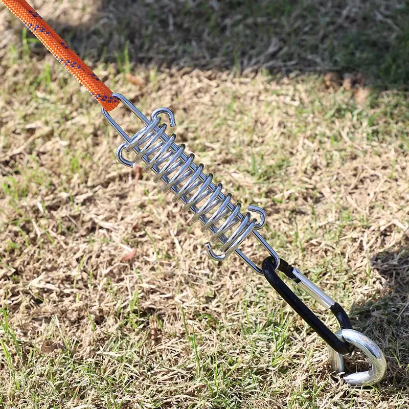 Outdoor Canopy Tent Drawstring Elastic Buffer Buckle Windproof Spring Spring Fastener Stainless Steel Wind Rope Fixing Buckle
Outdoor Canopy Tent Drawstring Elastic Buffer Buckle Windproof Spring Spring Fastener Stainless Steel Wind Rope Fixing Buckle
