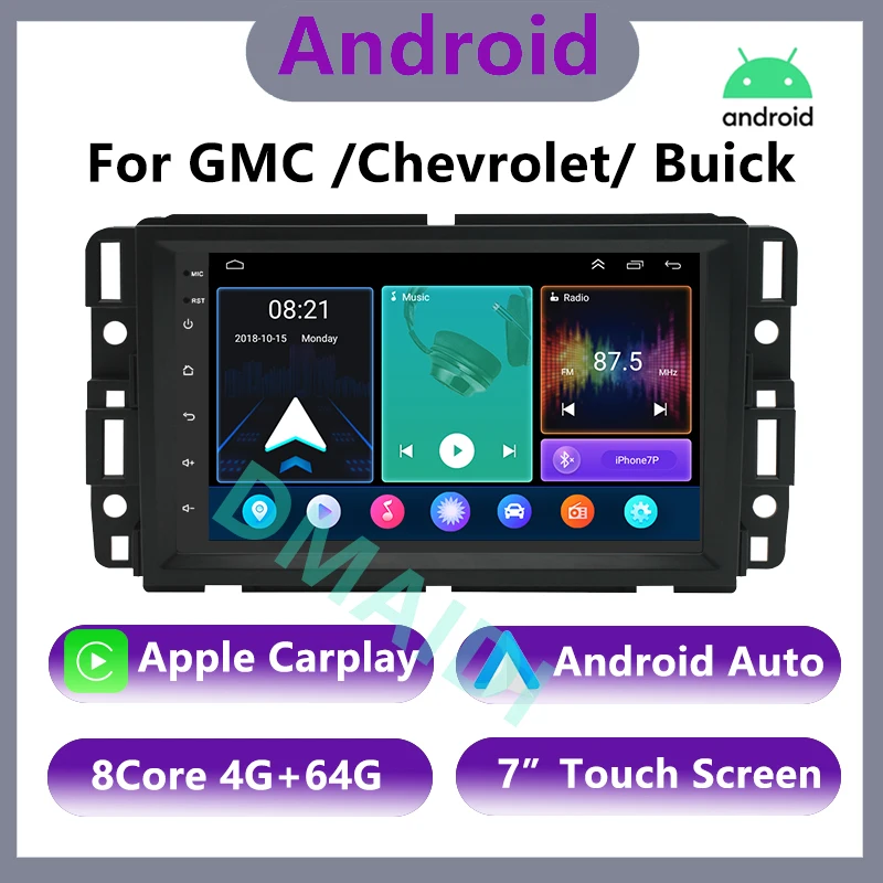 7'' Car Radio Android12 Multimedia Video Player For GMC Chevrolet Buick Enclave Yukon Acadia Equinox GPS Navigation CarPlay Auto
7'' Car Radio Android12 Multimedia Video Player For GMC Chevrolet Buick Enclave Yukon Acadia Equinox GPS Navigation CarPlay Auto
