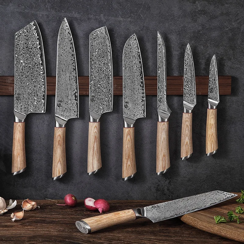 1PC Japanese Chef Knife Sharp Santoku Knife Cleaver Slicing Utility Knife 67 Layers Damascus Pakka Wood Kitchen Nakiri Knife
1PC Japanese Chef Knife Sharp Santoku Knife Cleaver Slicing Utility Knife 67 Layers Damascus Pakka Wood Kitchen Nakiri Knife