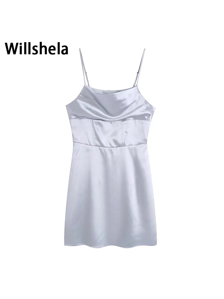 Willshela женское модное однотонное мини-платье на молнии с открытой спиной, винтажное тонкое платье на бретельках с лямкой на шее, женское шика...
Willshela женское модное однотонное мини-платье на молнии с открытой спиной, винтажное тонкое платье на бретельках с лямкой на шее, женское шика...