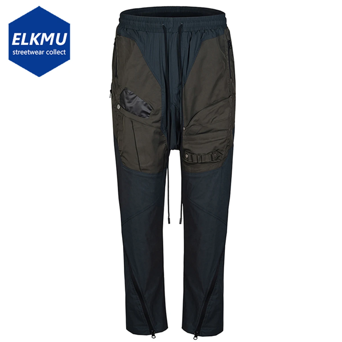 Splicing Harem Cargo Pants Nylon Waterproof Military Tactical Pants Men's Harajuku Streetwear Hip Hop Pants Trousers
Splicing Harem Cargo Pants Nylon Waterproof Military Tactical Pants Men's Harajuku Streetwear Hip Hop Pants Trousers