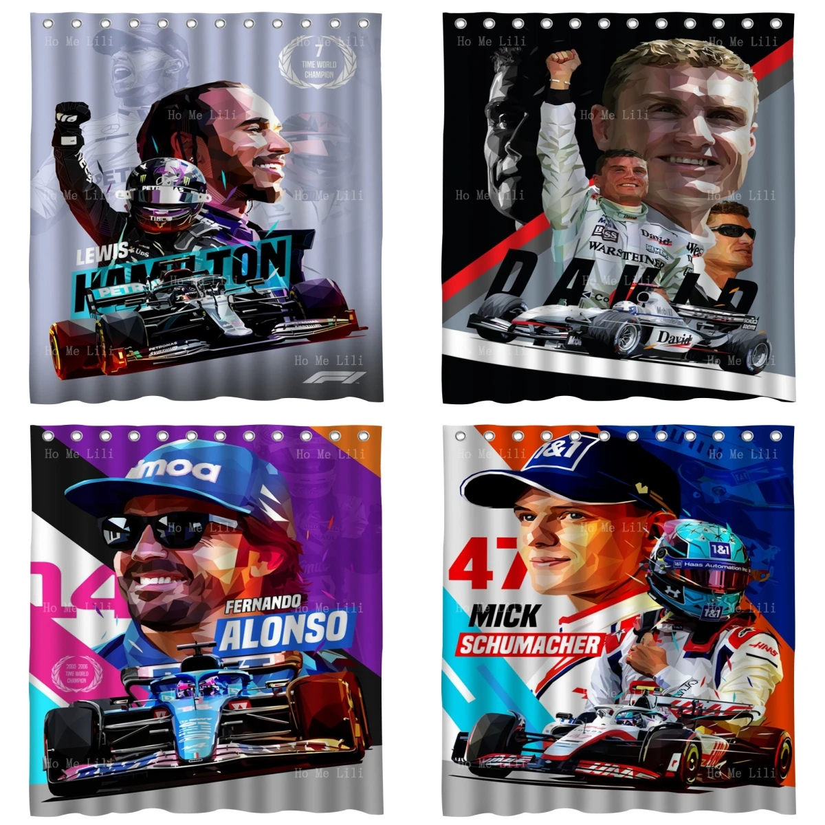 The Carnival Of Formula One'S Passionate Racers Shower Curtain For Bathroom Decor
The Carnival Of Formula One'S Passionate Racers Shower Curtain For Bathroom Decor