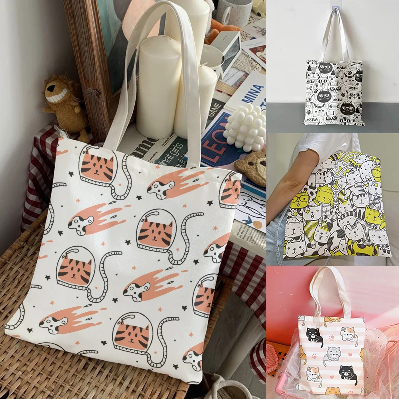 Cute Cartoon Mini Bag Canvas Bag For Women Girls Eco-friendly Foldable Reusable Cloth Shoulder Bag Student Storage Book Pad Bag
Cute Cartoon Mini Bag Canvas Bag For Women Girls Eco-friendly Foldable Reusable Cloth Shoulder Bag Student Storage Book Pad Bag
