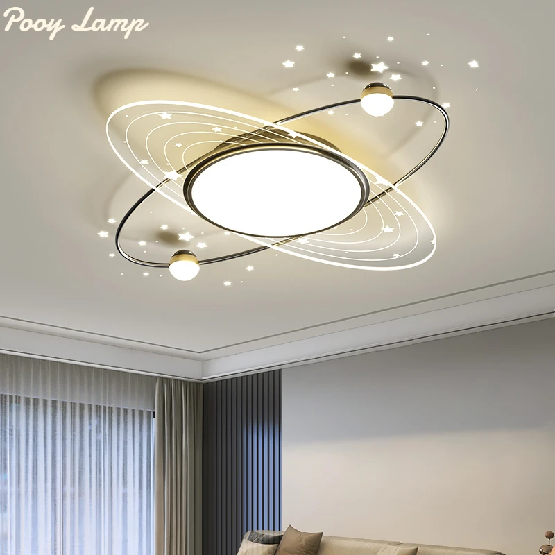

Modern Lighting Dimmable Chandeliers Starry Led Ceiling Lights for Living Room Dinning Study Bedroom Lamp Fixtures Indoors Deco