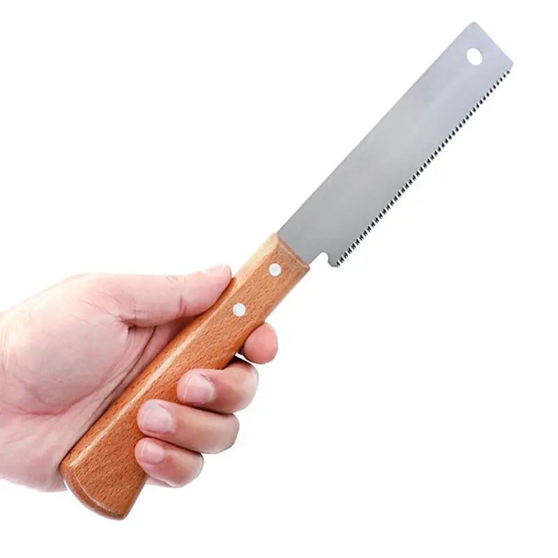Mini Hand Saw Woodworking SK5 Carbon Steel Tenon Fine Tooth Wooden Handle Application for Gardening
Mini Hand Saw Woodworking SK5 Carbon Steel Tenon Fine Tooth Wooden Handle Application for Gardening
