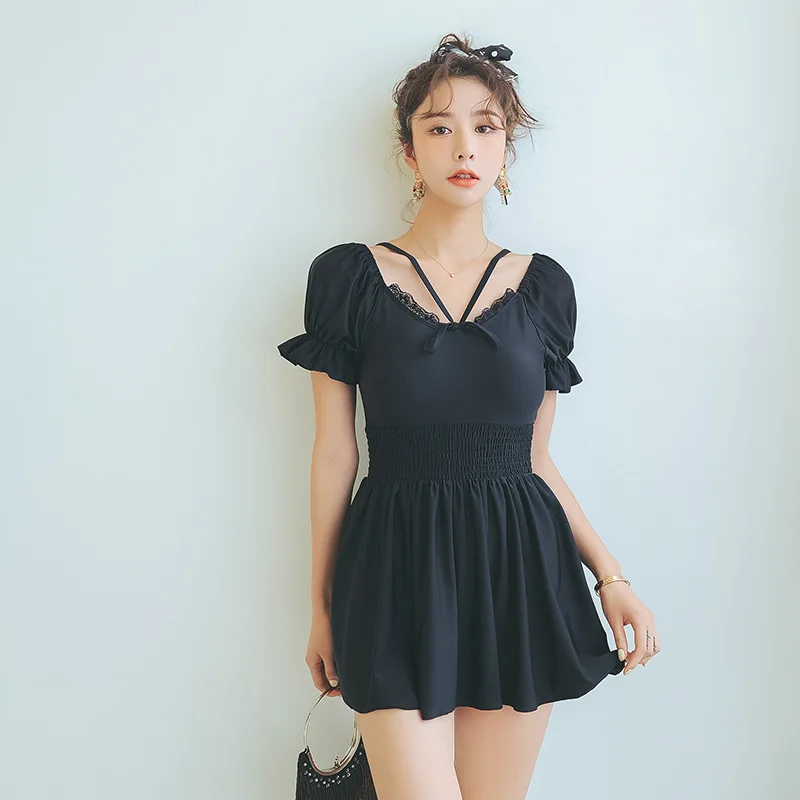 Swimsuit Women 2022 Plus Size Bikini One Piece Suit Large Swimwear New Korean Ins Skirt Bubble Bathing Female With Short Sleeve
Swimsuit Women 2022 Plus Size Bikini One Piece Suit Large Swimwear New Korean Ins Skirt Bubble Bathing Female With Short Sleeve