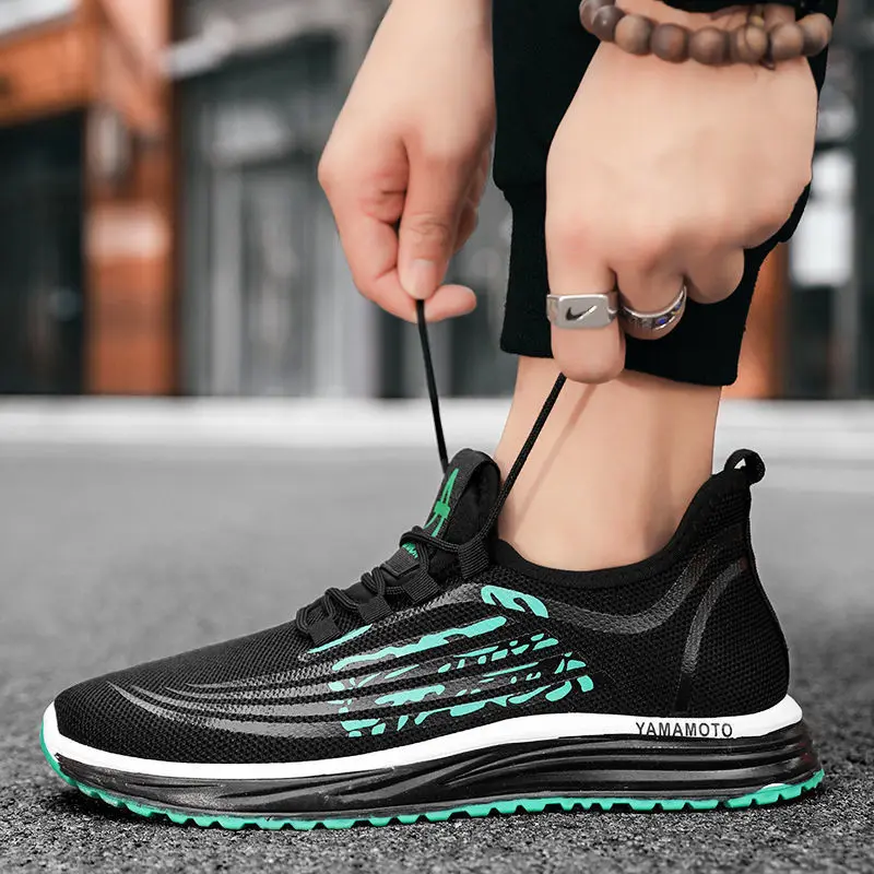 Hot Sale Men Tennis Shoes Outdoor Sports Shoes Breathable Jogging Footwear Trainers Fitness Shoes Men Non-slip Lace-up Sneakers
Hot Sale Men Tennis Shoes Outdoor Sports Shoes Breathable Jogging Footwear Trainers Fitness Shoes Men Non-slip Lace-up Sneakers