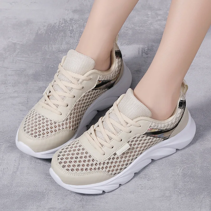 Large Mesh Breathable Women's Sports Shoes 2022 Summer Flats Shoes Women Classic Nursing Shoes for Women Round Toe Sneakers
Large Mesh Breathable Women's Sports Shoes 2022 Summer Flats Shoes Women Classic Nursing Shoes for Women Round Toe Sneakers