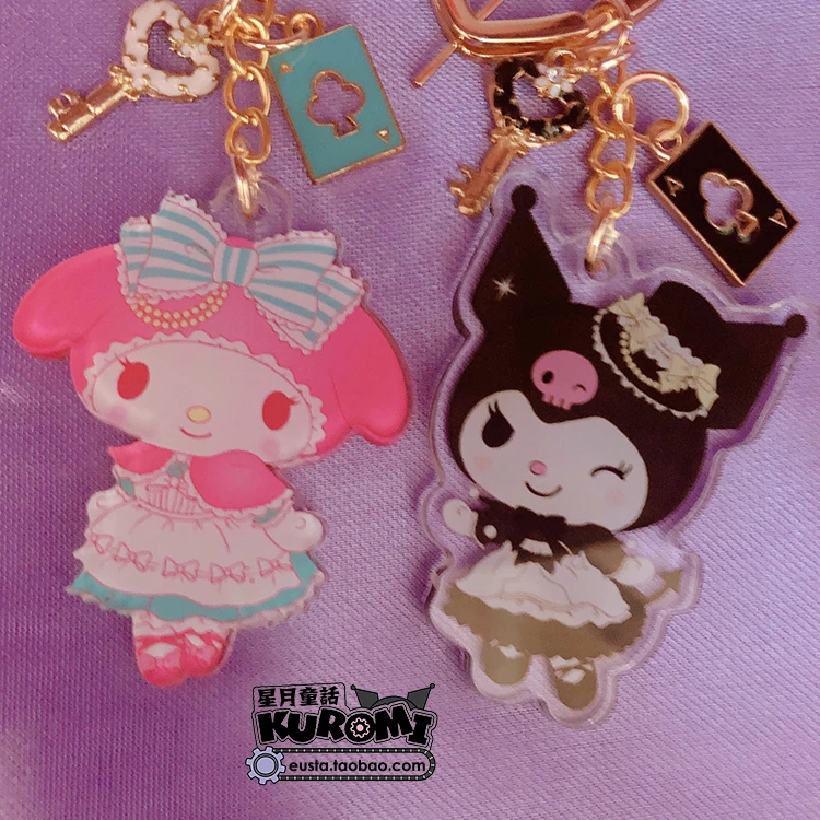 1pc Cute Cartoon Melody Aaction Figure Kuromi PVC Doll Keychain Pendant for Charms Car Keyrings Decoration 10cm
1pc Cute Cartoon Melody Aaction Figure Kuromi PVC Doll Keychain Pendant for Charms Car Keyrings Decoration 10cm