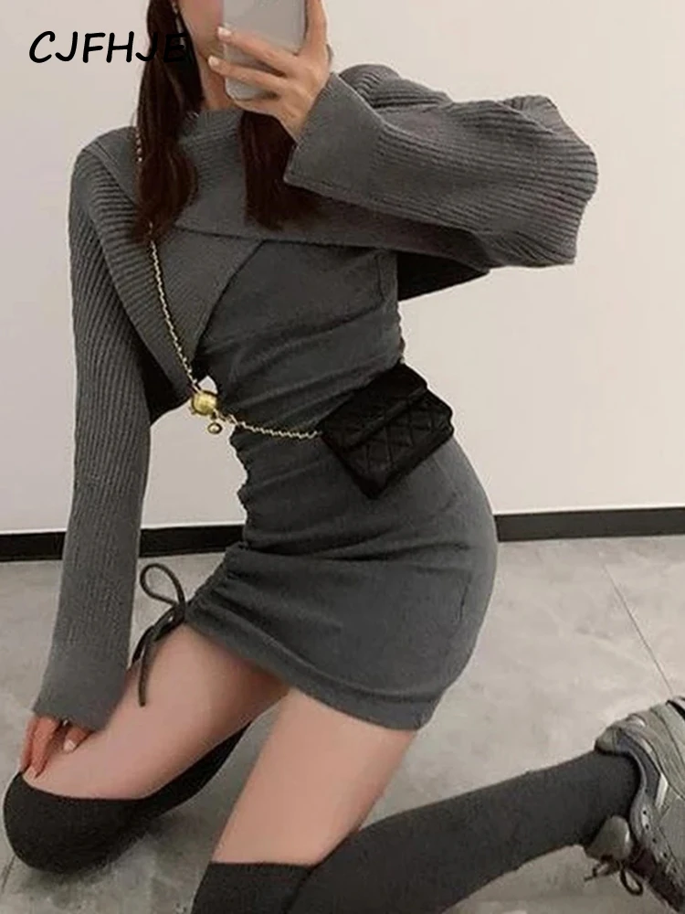 Elegant Vintage Knitted Dress Women Casual Sweater Suits Slim Y2k Mini Dress Party One Piece Dress Korean 2022 Winter Tracksuits
Elegant Vintage Knitted Dress Women Casual Sweater Suits Slim Y2k Mini Dress Party One Piece Dress Korean 2022 Winter Tracksuits