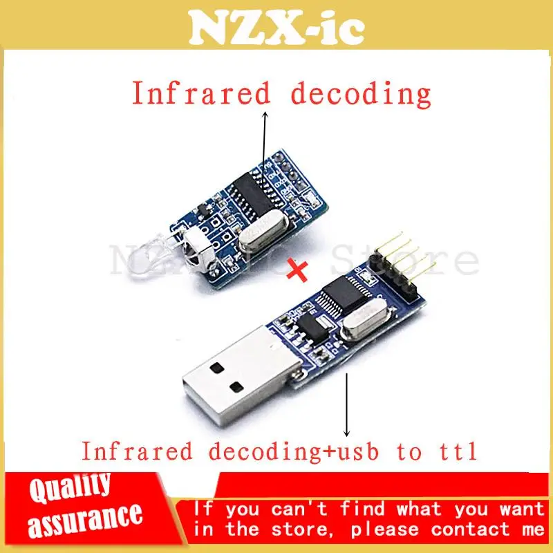 Infrared decoding module Encoding module Infrared wireless communication NEC code Receiving and transmitting Serial communicatio
Infrared decoding module Encoding module Infrared wireless communication NEC code Receiving and transmitting Serial communicatio
