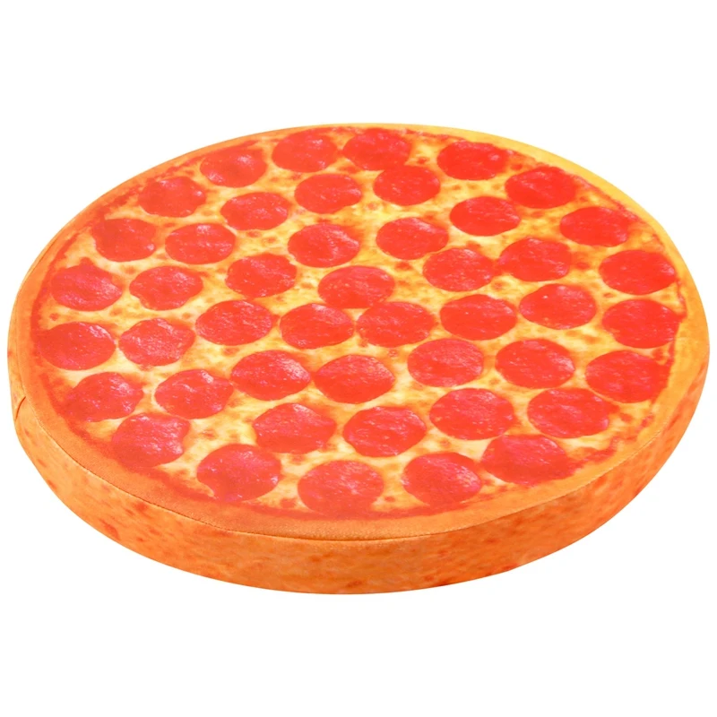 

Simulation Tricky 3D Pillow Plush Pillow Flapjack Funny Pepperoni Pizza Junk Food Hipster Print Cool Pizza Butt Pillow