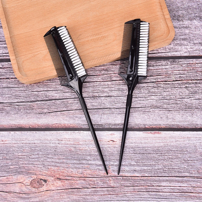 Professional Hairdressing Double Side Dye Comb With Nylon Hair Drying Brush Tinting Combs Hair Color Brush Hair Styling Tools
Professional Hairdressing Double Side Dye Comb With Nylon Hair Drying Brush Tinting Combs Hair Color Brush Hair Styling Tools
