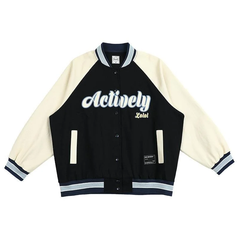 2022 Spring Coat American Baseball Bomber Jacket Loose Retro Men Women Couples Tops Harajuku Jackets Streetwear
2022 Spring Coat American Baseball Bomber Jacket Loose Retro Men Women Couples Tops Harajuku Jackets Streetwear