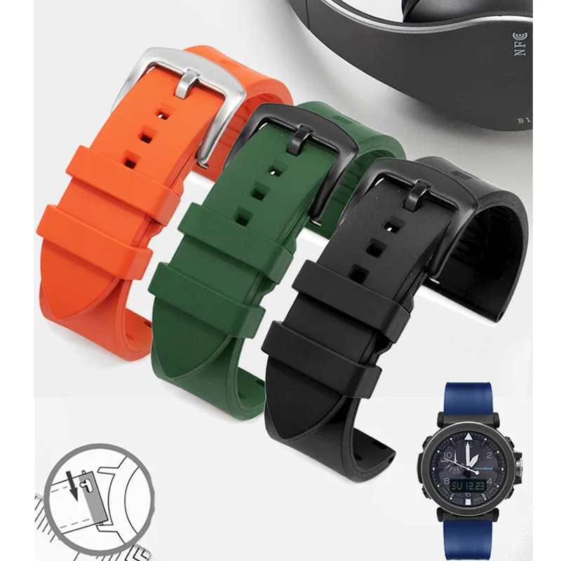 CICIDD Quick Disassembly Suitable For CASIO Rubber Watchband PRG-600YBPRG-650PRW-6600 Waterproof Silicone Strap 20 22 24mm
CICIDD Quick Disassembly Suitable For CASIO Rubber Watchband PRG-600YBPRG-650PRW-6600 Waterproof Silicone Strap 20 22 24mm