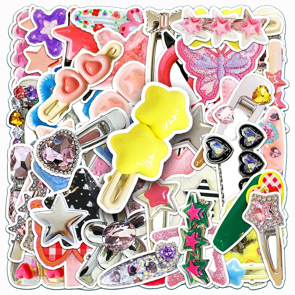 10/30/50Pcs Kawaii Girls Hair Clips Stickers DIY Art Decorative Sticker for Scrapbooking Phone Suitcase Wall PVC Decal Toys Gift
10/30/50Pcs Kawaii Girls Hair Clips Stickers DIY Art Decorative Sticker for Scrapbooking Phone Suitcase Wall PVC Decal Toys Gift