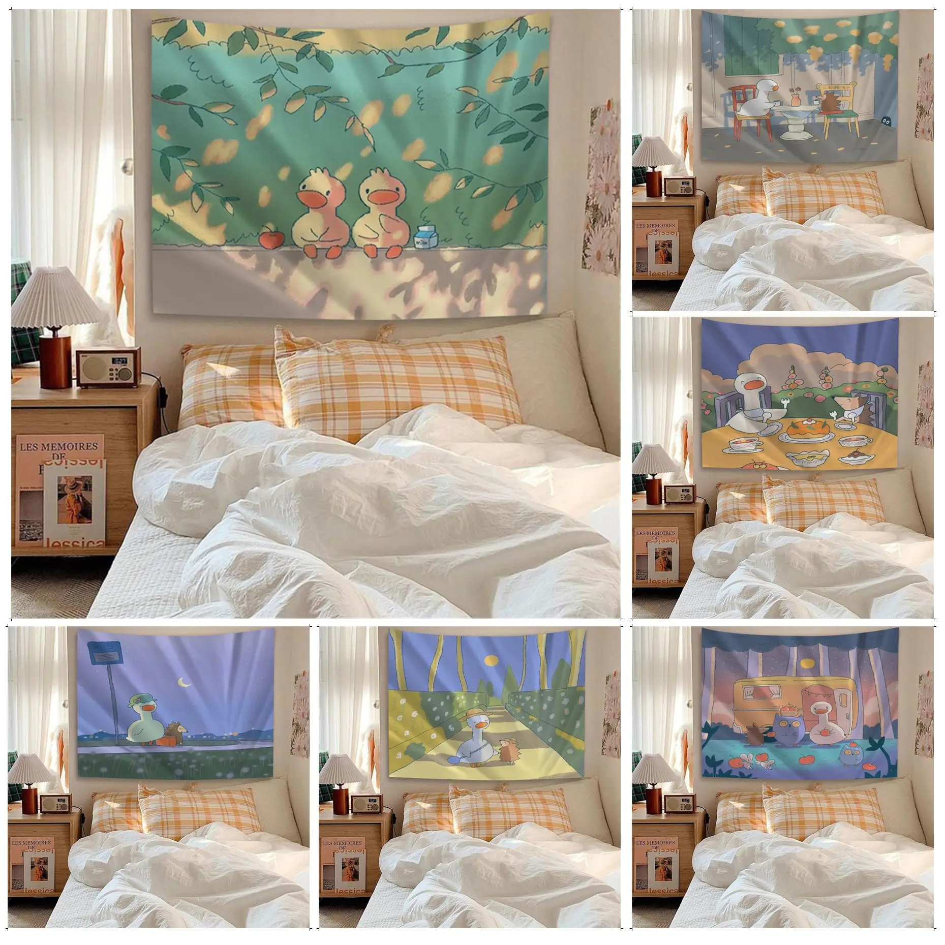 Cute Duck Chart Tapestry Art Science Fiction Room Home Decor Wall Hanging Home Decor
Cute Duck Chart Tapestry Art Science Fiction Room Home Decor Wall Hanging Home Decor