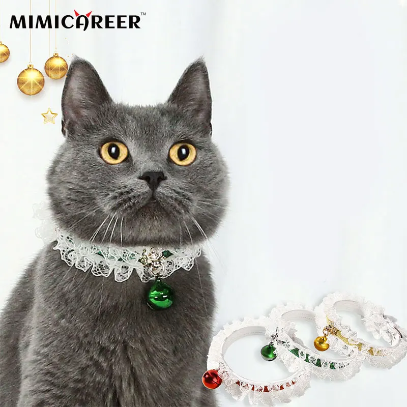 Pet Dog Collar Christmas Lace With Bells Cutesty Elegant Cat Collar Products Decoration For New Year Gift Pet Supplies
Pet Dog Collar Christmas Lace With Bells Cutesty Elegant Cat Collar Products Decoration For New Year Gift Pet Supplies