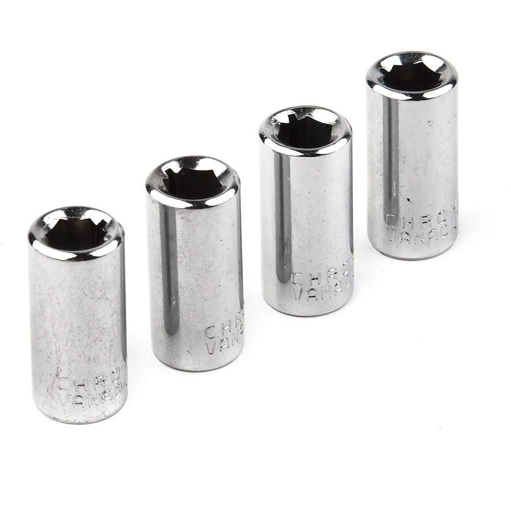 4PCS Steel Socket Adapter 1/4" Square Hole To 1/4" Hex Converter Silver Screwdriver Bit Adapter Quick Release Screwdriver Holder
4PCS Steel Socket Adapter 1/4" Square Hole To 1/4" Hex Converter Silver Screwdriver Bit Adapter Quick Release Screwdriver Holder