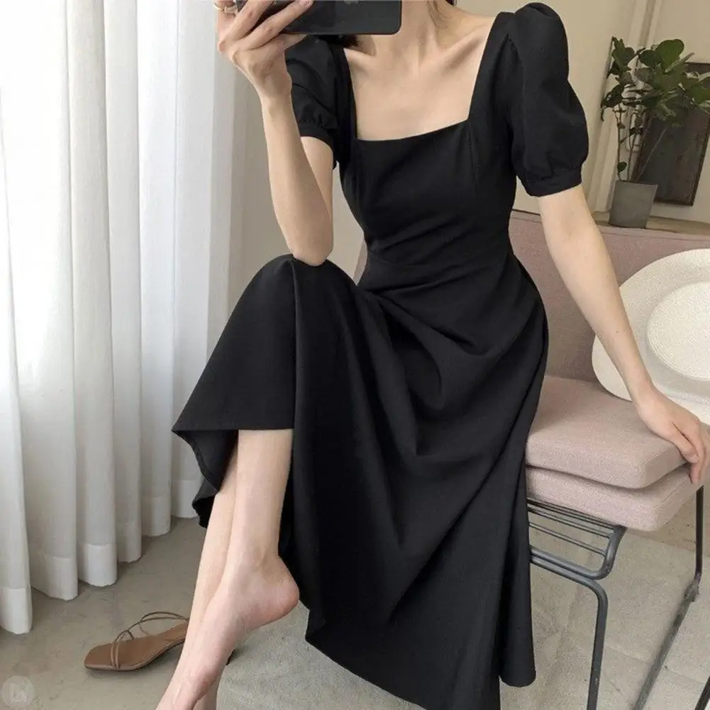 Dresses for Women 2022 Elegant A-Line Retro Square Neck Summer Dress Women for Party Korean Style Streetwear vestidos
Dresses for Women 2022 Elegant A-Line Retro Square Neck Summer Dress Women for Party Korean Style Streetwear vestidos
