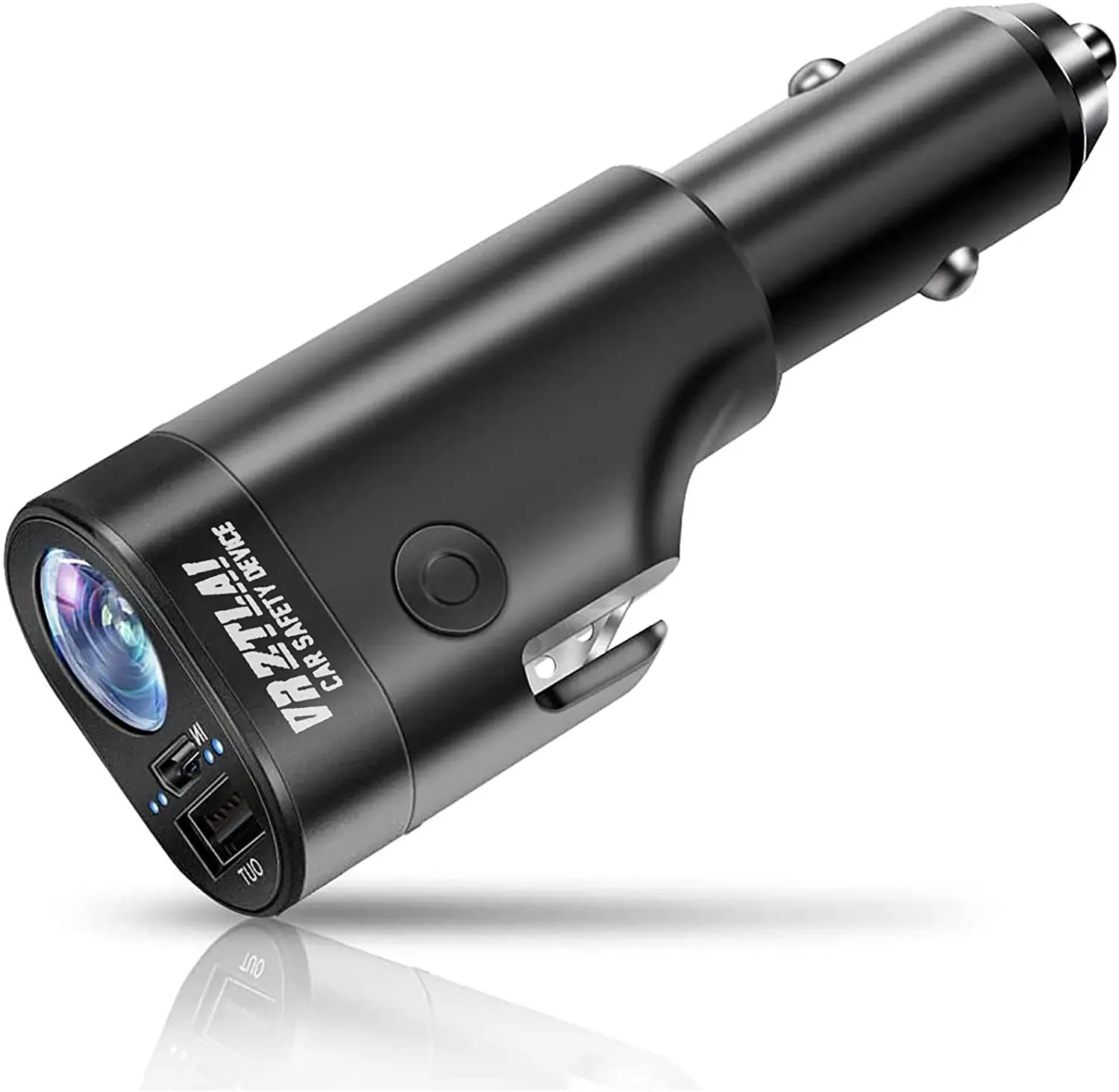 6 In 1 Car Charger Adapter Fast Charging with LED Flashlight Emergency Window Breaker Belt Cutter Multi-function Phone Charger
6 In 1 Car Charger Adapter Fast Charging with LED Flashlight Emergency Window Breaker Belt Cutter Multi-function Phone Charger
