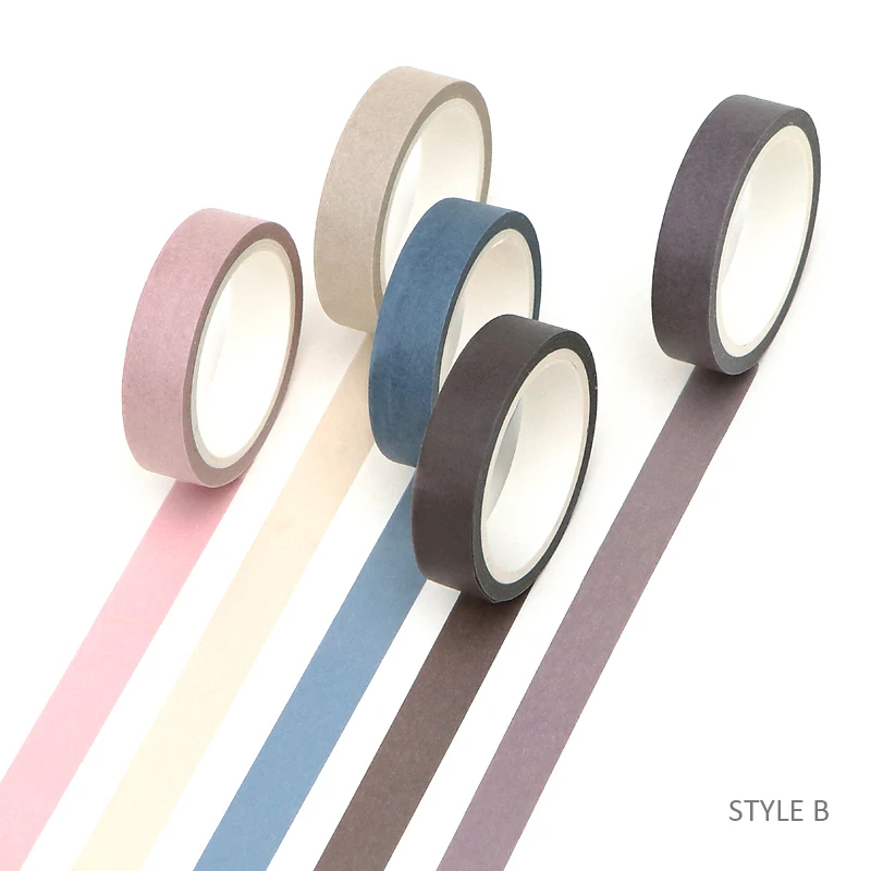 Однотонные клейкие ленты для скрапбукинга
Однотонные клейкие ленты для скрапбукинга