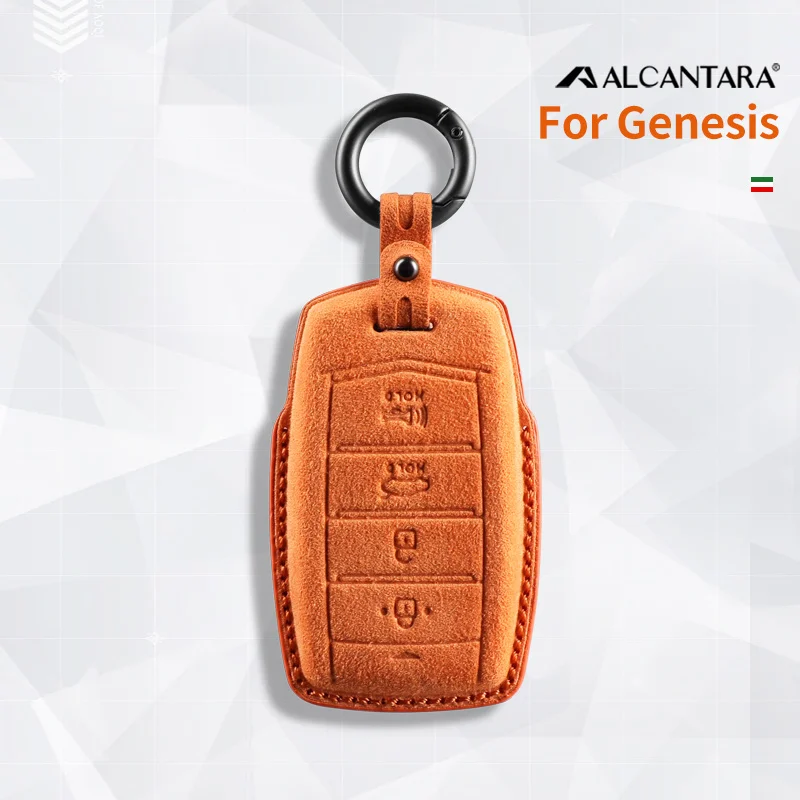 For Hyundai Genesis 2017 - 2020 G70 G90 G80 4 Buttons Alcantara Car Key Case Cover Auto Protector Accessories
For Hyundai Genesis 2017 - 2020 G70 G90 G80 4 Buttons Alcantara Car Key Case Cover Auto Protector Accessories