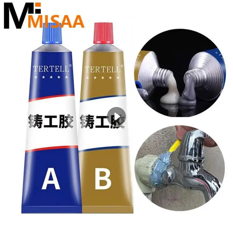 Волшебный ремонтный клей AB, металлическая прочность, соединение железа, термостойкость, холодный сварной шов, ремонт металла, клей для сварки