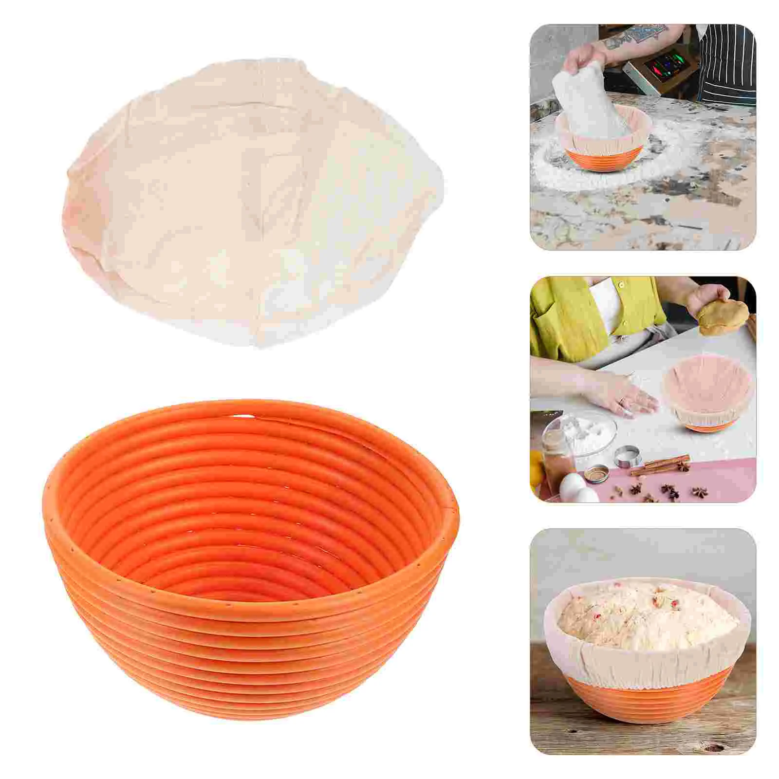 Basket Bread Proofing Bowl Dough Sourdough Leavening Rattan Fermentation Baking Banneton Storage Cloth Wovenhandmade Round
Basket Bread Proofing Bowl Dough Sourdough Leavening Rattan Fermentation Baking Banneton Storage Cloth Wovenhandmade Round