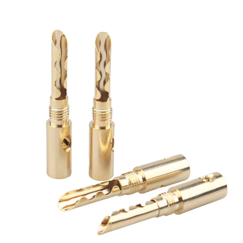 Hifi Audio Video High Quality Gold Plated Banana BFA Plug Speaker Cable Wire Connector
Hifi Audio Video High Quality Gold Plated Banana BFA Plug Speaker Cable Wire Connector