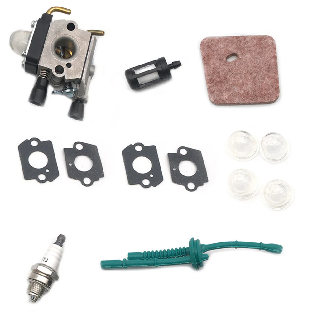 Carburetor Kit For STIHL FS38 FS45 FS46 FS55 FS85 Air Filter Fuel Filter Set Mower Trimmer Metal Repair Kit Garden Power Tools
Carburetor Kit For STIHL FS38 FS45 FS46 FS55 FS85 Air Filter Fuel Filter Set Mower Trimmer Metal Repair Kit Garden Power Tools