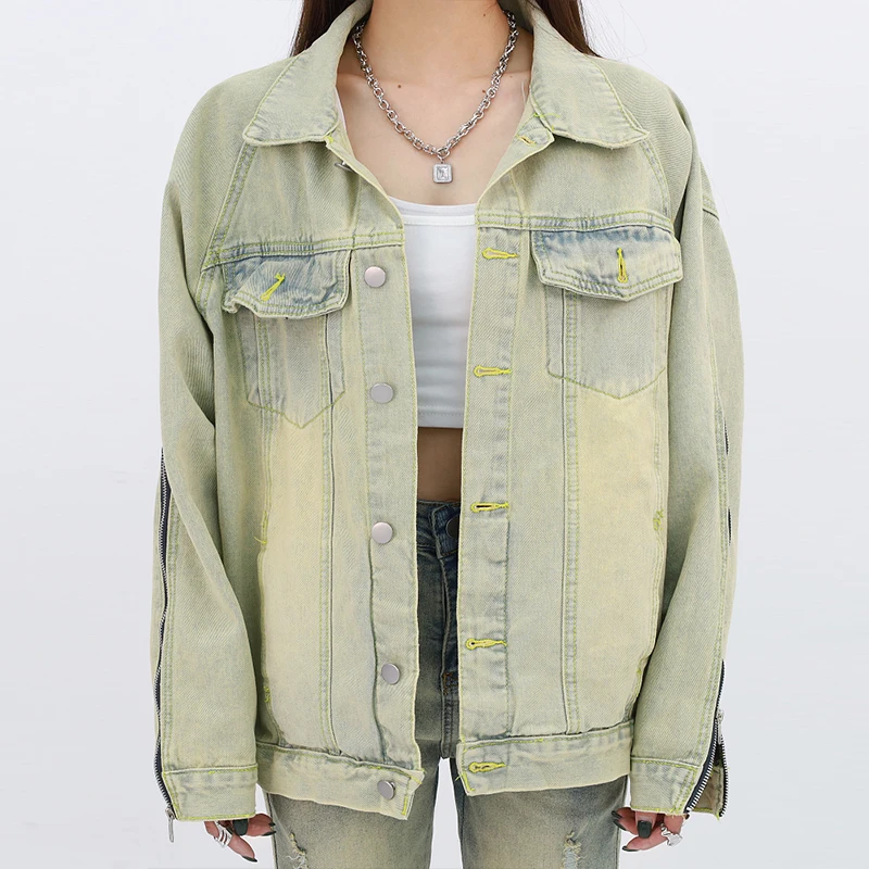 Vintage Jacket for Women 2022 Korea Casual Classic Outerwear Female Fashion Fashion Streetwear Luxury Denim Coat Winter Jean Top 
Vintage Jacket for Women 2022 Korea Casual Classic Outerwear Female Fashion Fashion Streetwear Luxury Denim Coat Winter Jean Top
