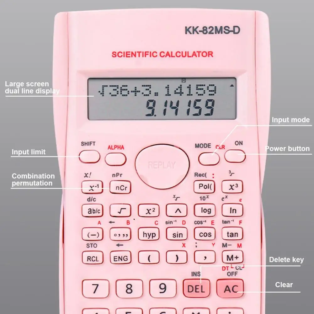 Plastic Handheld Calculator Creative Wide Application High Quality 12-Digit Mathematical Electronic Calculator
Plastic Handheld Calculator Creative Wide Application High Quality 12-Digit Mathematical Electronic Calculator