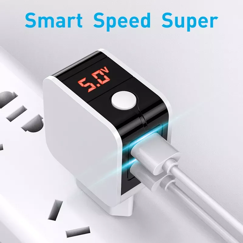 EU/US Plug USB Charger Quick Charge with Digital Display, Short Circuit, Voltage, Over Current, Protection Folding USB PD Travel
EU/US Plug USB Charger Quick Charge with Digital Display, Short Circuit, Voltage, Over Current, Protection Folding USB PD Travel