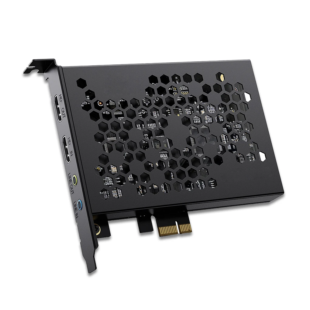 Карта видеозахвата PCI-E 4K30P/1080P120 для записи игр и прямых трансляций, для PS4 Xbox One Wii U Nintendo Switch
Карта видеозахвата PCI-E 4K30P/1080P120 для записи игр и прямых трансляций, для PS4 Xbox One Wii U Nintendo Switch