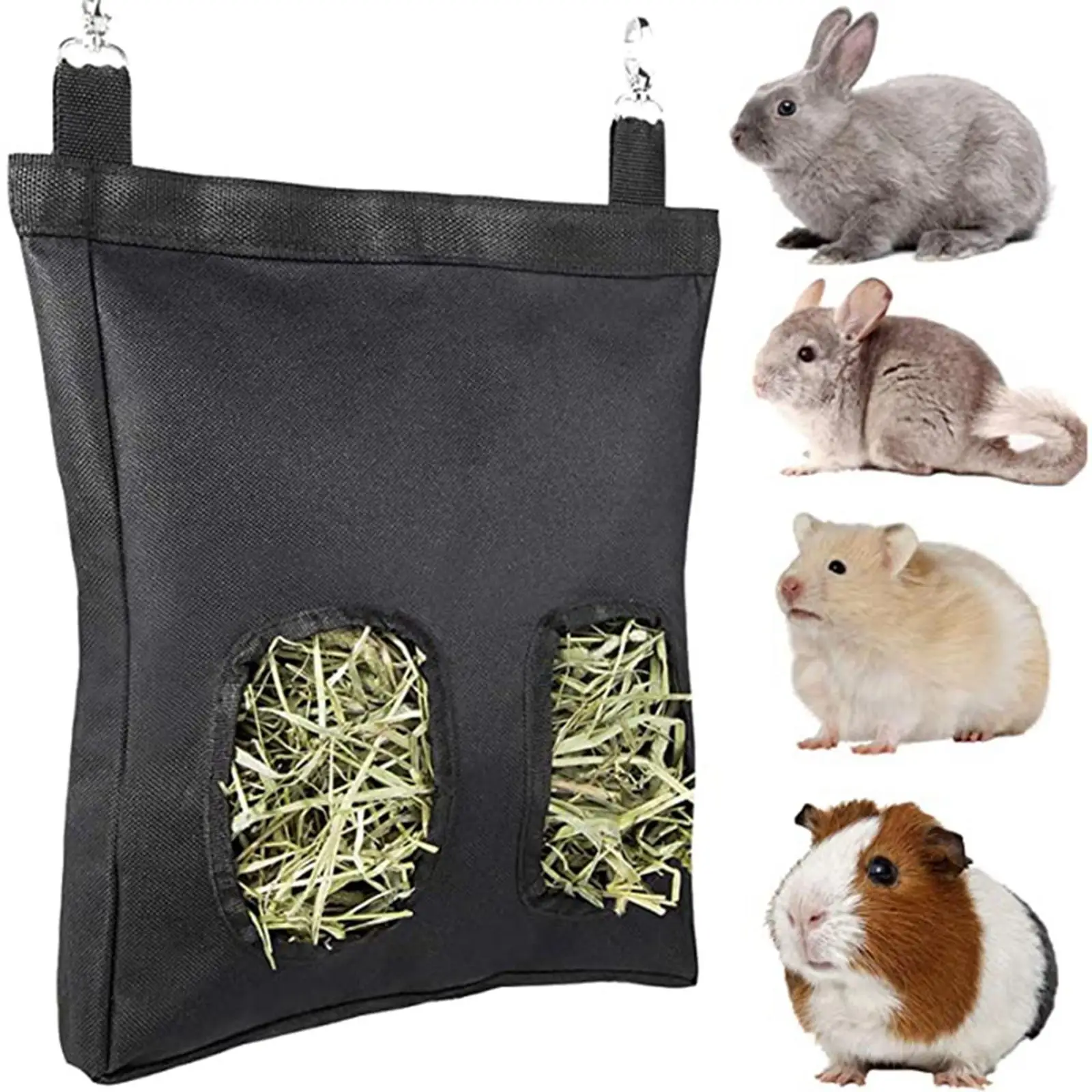 Guinea Pig Hay Feeder Bag Feeding Large Size Hay Storage Holder Bag Hay Feeder Storage Hanging Feeder for Small Animals Hedgehog 
Guinea Pig Hay Feeder Bag Feeding Large Size Hay Storage Holder Bag Hay Feeder Storage Hanging Feeder for Small Animals Hedgehog