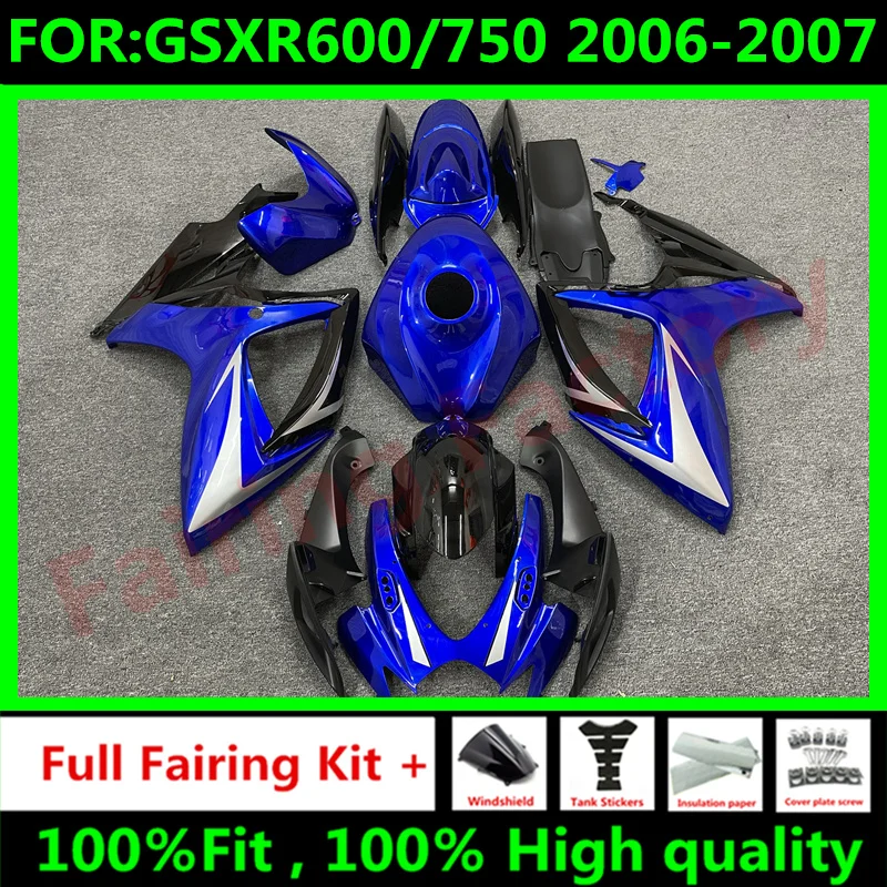 Новый комплект обтекателей для мотоцикла ABS Подходит для GSXR600 750 06 07 GSXR 600 GSX-R750 K6 2006 2007 полный комплект обтекателей синий серебристый
Новый комплект обтекателей для мотоцикла ABS Подходит для GSXR600 750 06 07 GSXR 600 GSX-R750 K6 2006 2007 полный комплект обтекателей синий серебристый