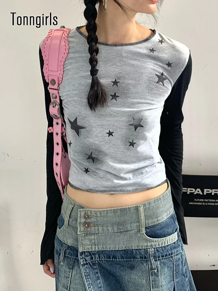 Женская рубашка с длинным рукавом, уличная одежда, винтажная, с принтом звезд, блузка, американский Винтаж, Y2K, для осени
Женская рубашка с длинным рукавом, уличная одежда, винтажная, с принтом звезд, блузка, американский Винтаж, Y2K, для осени