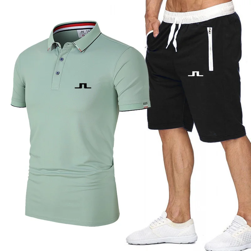 High Quality J Lindeberg New Summer Men's Golf Polo Shirt + Pants 2-Piece Set Golf Sports Men's Short Sleeve Suit Men's Sets 
High Quality J Lindeberg New Summer Men's Golf Polo Shirt + Pants 2-Piece Set Golf Sports Men's Short Sleeve Suit Men's Sets