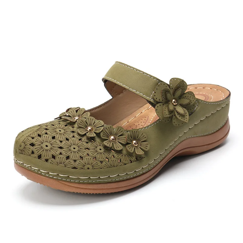 Women Sandals Summer Round Toe Hollow Out Retro Shoes Flower Wedges Breathable Sandals women shoes Plus Size Slippers Shoes
Women Sandals Summer Round Toe Hollow Out Retro Shoes Flower Wedges Breathable Sandals women shoes Plus Size Slippers Shoes