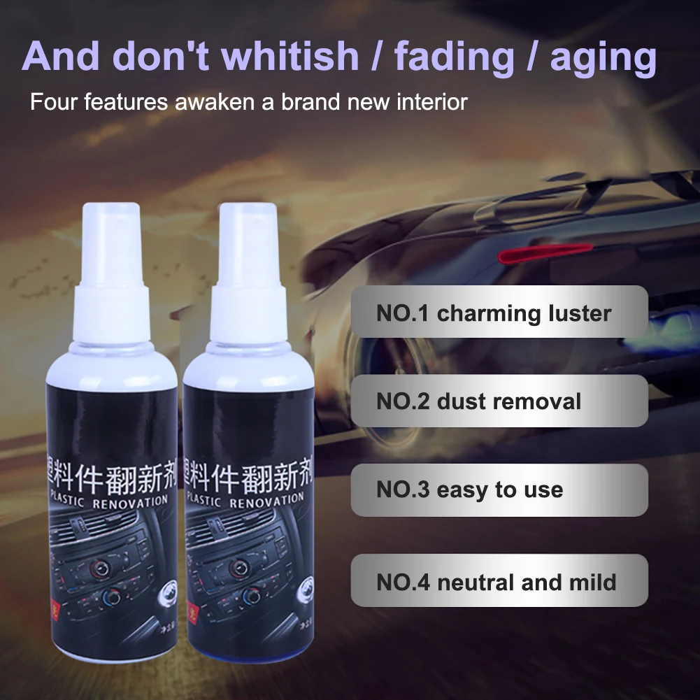 2022 Plastic Exterior Recovery Restorer Trim Long-lasting Cleaner Agent Refresh Restoration Hydrophobic Coating Car Chemicals
2022 Plastic Exterior Recovery Restorer Trim Long-lasting Cleaner Agent Refresh Restoration Hydrophobic Coating Car Chemicals
