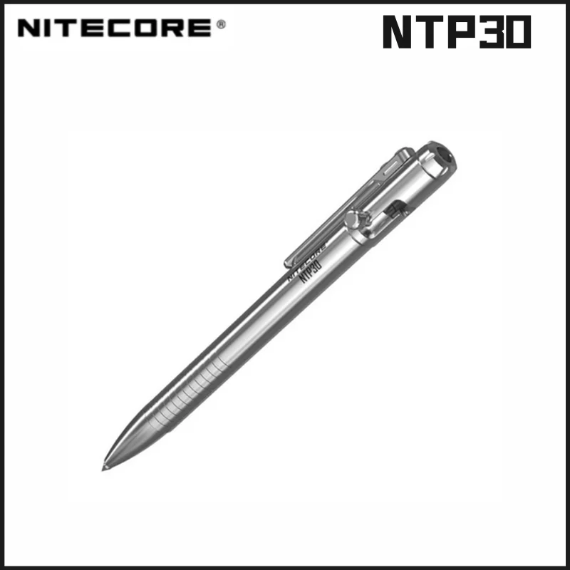 NITECORE NTP30 титановый сплав, тактическая ручка для самозащиты, личное искусство, выживание, письмо, аварийный выключатель стекла, многоцелевой 
NITECORE NTP30 титановый сплав, тактическая ручка для самозащиты, личное искусство, выживание, письмо, аварийный выключатель стекла, многоцелевой
