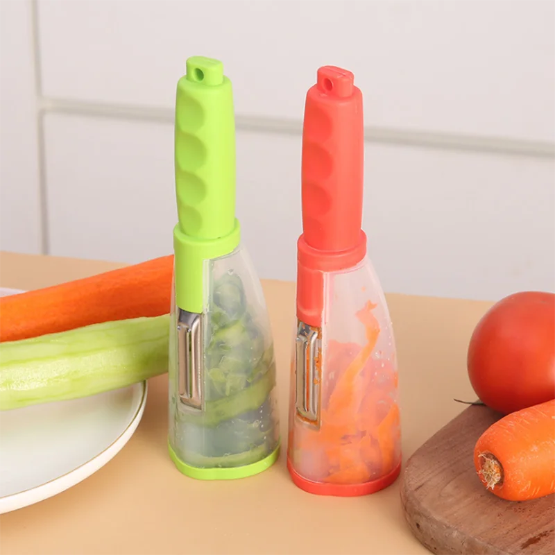 Multifunctional Peeler Storage Type Peeling Knife with Storage Tube Peeler Peeling Fruit Supplies Household Peeling Knife
Multifunctional Peeler Storage Type Peeling Knife with Storage Tube Peeler Peeling Fruit Supplies Household Peeling Knife